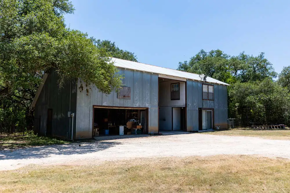Two-Story Metal Barn
