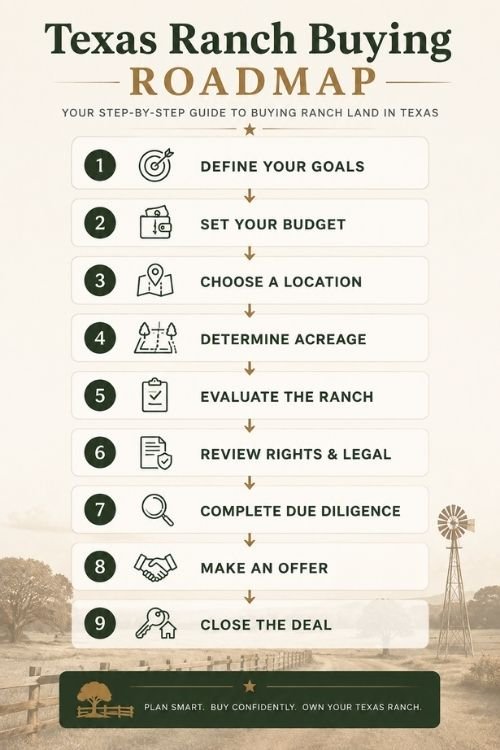 Steps for Buying Ranch Land in Texas